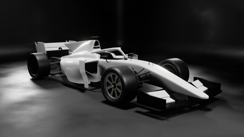 Formula 2 Car (High Poly) preview image